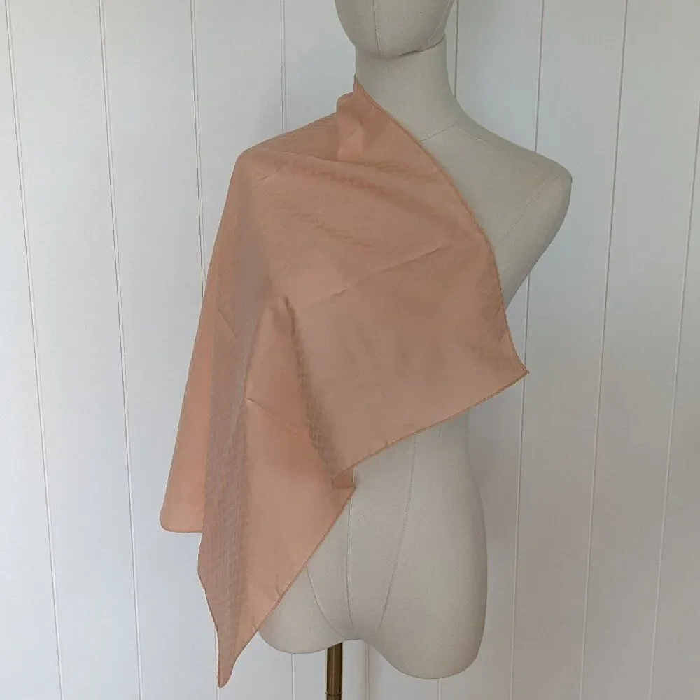Vintage Mr. Emperor Scarf - Peach - Made in Italy - Polyester - 25